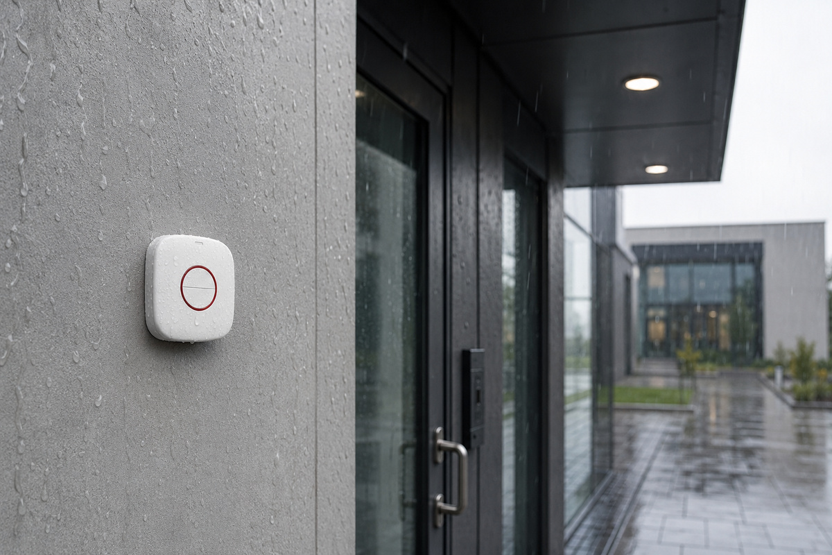 Odolné tísňové tlačítko Hikvision